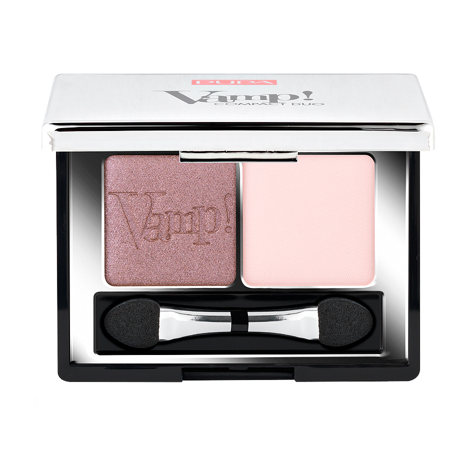 Компактні тіні для повік Pupa Vamp! Compact Eyeshadow Duo 003 Soft Mauve, 2.2 г